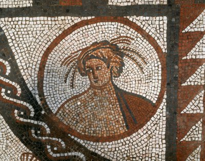 Mozaiková podlaha, Lullingstone Roman Villa, Eynsford, Kent, c1980-c2017 od Unbekannt