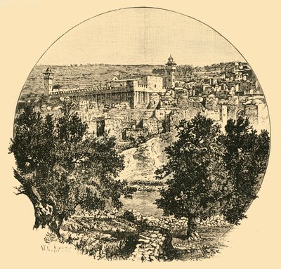 Mešita v Hebronu, 1890. od Unbekannt