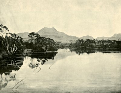 Mount Gould, pohoří Du Cane, řeka Narcissus, jezero St. Clair, 1901. od Unbekannt