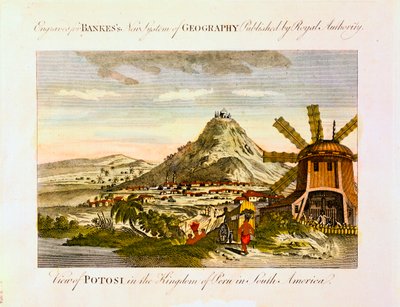 Mount Potosi, Bolívie, c1788. od Unbekannt
