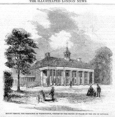 Mount Vernon, rezidence Washingtonu, 19. století od Unbekannt