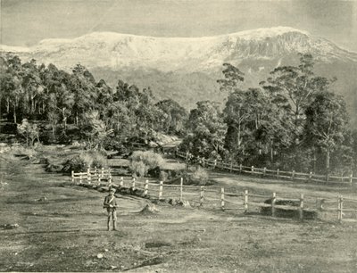 Mount Wellington, z Huon Road, 1901. od Unbekannt