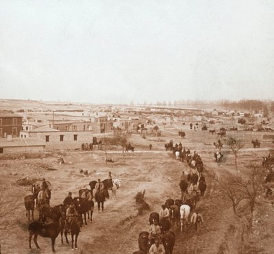 Jízdní vojáci, Somme-Tourbe, severní Francie, c1914-c1918 od Unbekannt