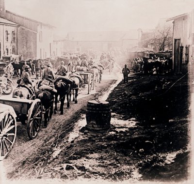 Jízdní jednotky s vozy, c1914-c1918 od Unbekannt