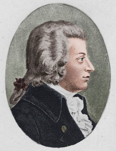 Mozart., 1895. od Unbekannt