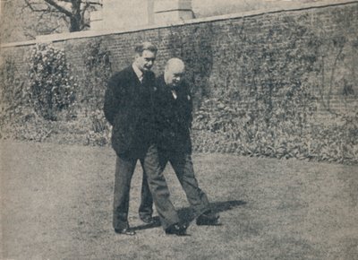 Pan Anthony Eden na návštěvě u předsedy vlády, 40. léta 1945. od Unbekannt