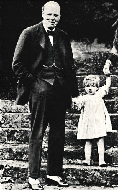 Pan Churchill s dcerou, 1924, 1945. od Unbekannt