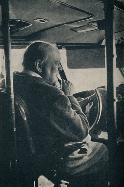 Pan Churchill s R.A.F. - u řízení létajícího člunu Berwick, 1942, 1945. od Unbekannt