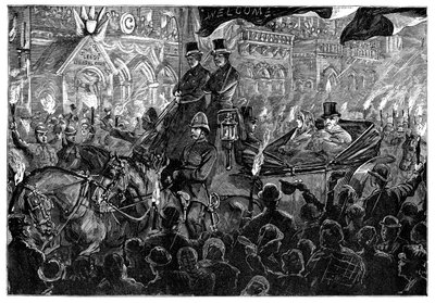 Pan Gladstone v Leedsu, konec 19. století od Unbekannt