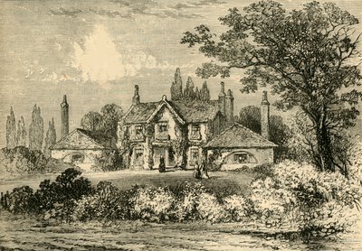 Dům paní Siddonsové ve Westbourne Green, 1800, c1876. od Unbekannt