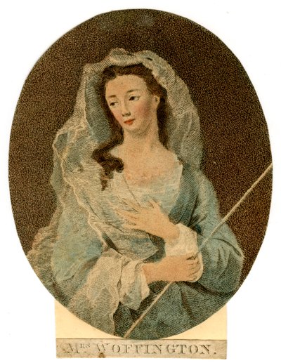 Paní Woffingtonová, c1760 od Unbekannt