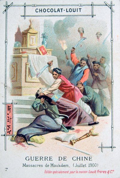 Masakr v Mukdenu, povstání boxerů, Čína, červenec 1900 od Unbekannt