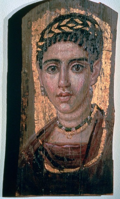 Mumiový portrét egyptské ženy, 1.-3. století od Unbekannt