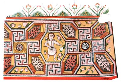 Nástěnné malby v ruinách kláštera svatého Apolla v Bawit, Egypt, 1928. od Unbekannt