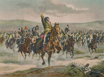 Murat v čele kavalérie v Jeně, 14. října 1806, 1896 od Unbekannt