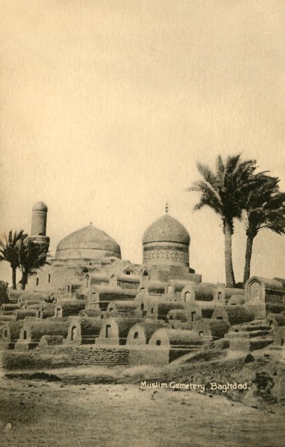 Muslimský hřbitov, Bagdád, c1918-c1939. od Unbekannt