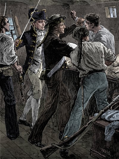 Vzpoura posádky Bounty, 1789 konec 19. století od Unbekannt