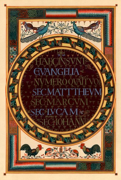Jména čtyř evangelistů, c800 našeho letopočtu od Unbekannt