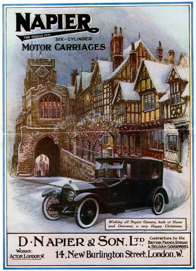 Napier, šestiválcové motorové vozy, 1917 od Unbekannt