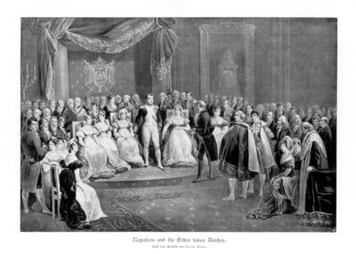 Napoleon a první z jeho říší, c1804-1814 od Unbekannt