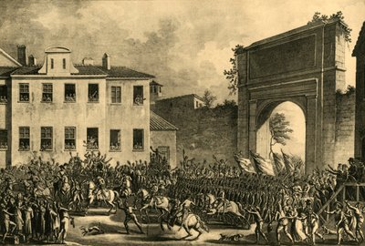 Napoleon vstupuje do Milána, 14. května 1796, 1921. od Unbekannt