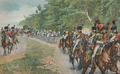 Napoleonův způsob cestování, c1800, 1896. od Unbekannt