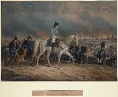 Napoleonův ústup z Moskvy, 1847 od Unbekannt