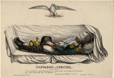 Napoleonova rakev, c. 1840 od Unbekannt