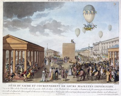 Napoleonovy korunovační oslavy, 3. prosince 1804 od Unbekannt