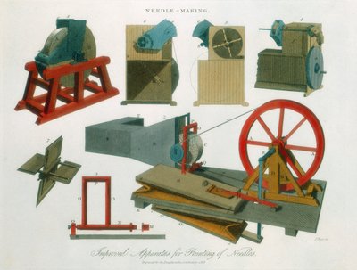 Zařízení na výrobu jehel, 1819 od Unbekannt
