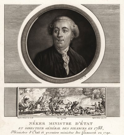 Neker nebo Jacques Necker, ministr zahraničí a generální ředitel financí od Unbekannt