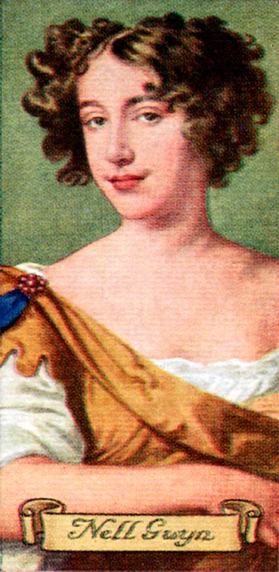 Nell Gwyn, převzato ze série cigaretových karet, 1935 od Unbekannt