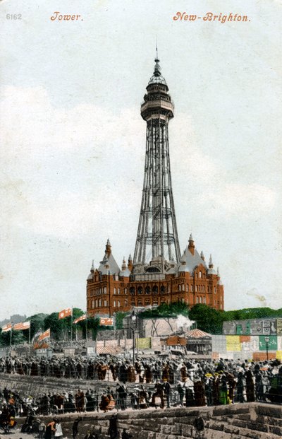 New Brighton Tower, Wallasey, Cheshire, c1898-c1921 od Unbekannt