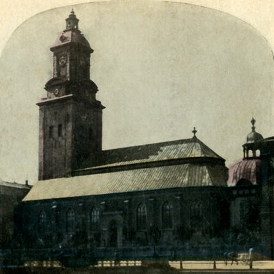 New Church, Bergen, Norsko, c1900. od Unbekannt