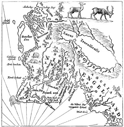 Nová Anglie v roce 1660, c1880 od Unbekannt