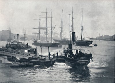 Newcastle-On-Tyne - Pohled na Tyne, 1895 od Unbekannt
