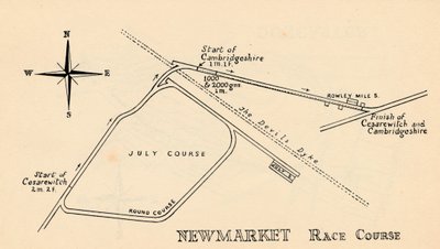 Závodní dráha Newmarket, 1940 od Unbekannt