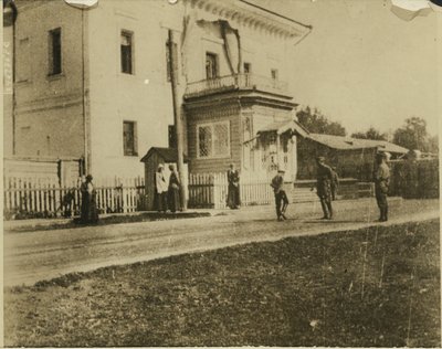 Nicholas II Ruska s rodinou v Tobolsku od Unbekannt