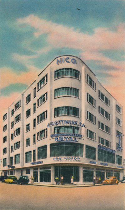 Nico Building, vlastníci: P. & M. Matera, Barranquilla, c1940 od Unbekannt