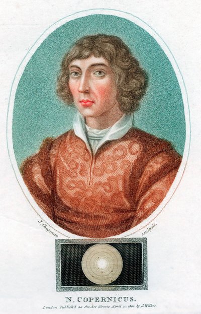 Nicolas Copernicus, polský astronom, 1802 od Unbekannt