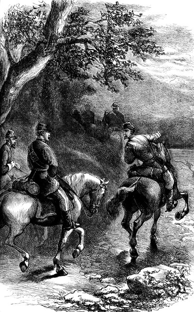 Noční pochod na Harpers Ferry, Virginie, c1861 c1880 od Unbekannt