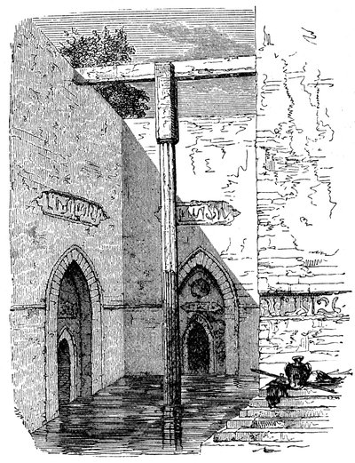 Nilometr na ostrově Roda, Káhira, Egypt, c1895 od Unbekannt