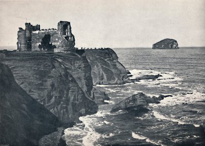 North Berwick – hrad Tantallon and the Bass Rock, 1895 od Unbekannt