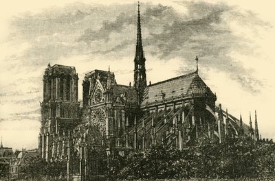 Notre Dame, 1890. od Unbekannt