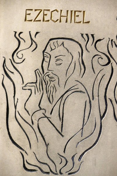 Katolický kostel Notre Dame de France, Londýn. Prophet Ezechiel, Londýn, Velká Británie od Unbekannt