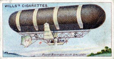Nulli Secundus, první britský vojenský řiditelný balón řiditelný, 1905-1907 c1910 od Unbekannt
