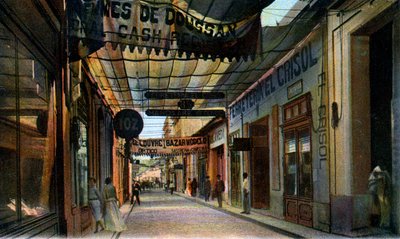 OReilly Street, Havana, Kuba, začátek 20. století od Unbekannt