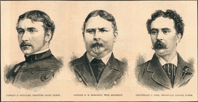 Důstojníci zabiti ve válce Zuluů, 1879. od Unbekannt