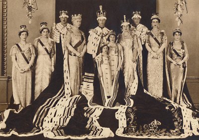 Oficiální korunovační skupina, 1937 od Unbekannt