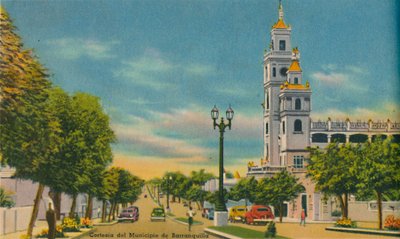 Olaya Herrera Avenue, Barranquilla, c1940 od Unbekannt